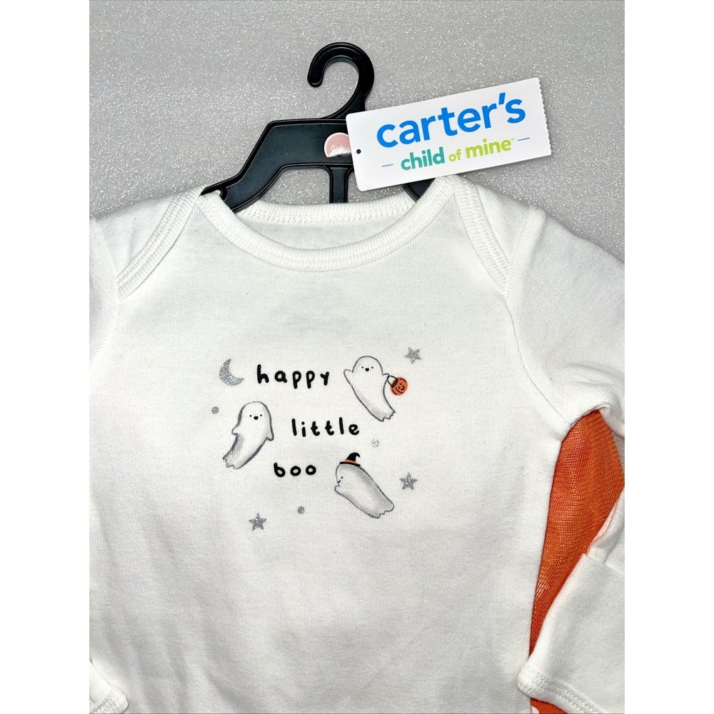 Carter's Child of Mine Baby Girl Halloween Outfit 2-Piece Set Size 0-3 Month NEW - Picture 7 of 13